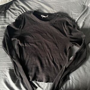 black plain long sleeve